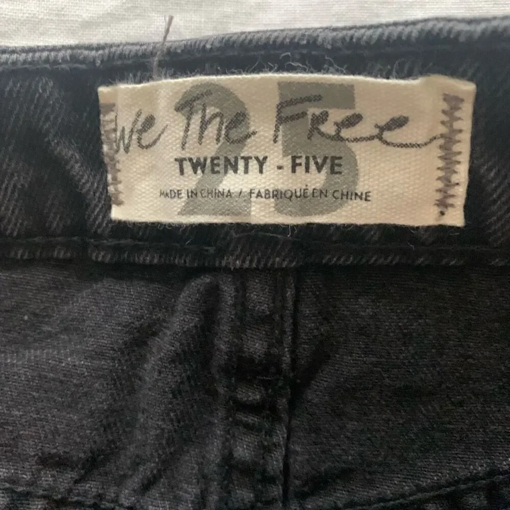 Free People | Ripped Denim Mini Skirt